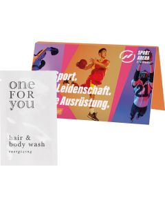 Werbekarte long - inkl. Druck