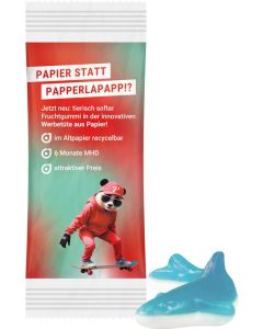 Trolli Fruchtgummi Hai - Folie nach Wahl - inkl. Druck