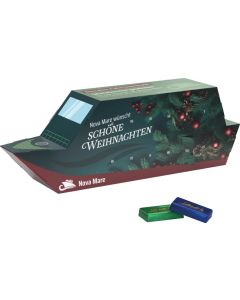 Adventskalender Schiff - Inhalt nach Wahl - inkl. Druck
