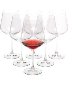 Vanilla Season® Wanaka 6er Set 6er Set Bohemia Crystal Rotweingläser