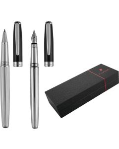 Pierre Cardin® Christophe Set aus Rollerball Pen und Füllfederhalter