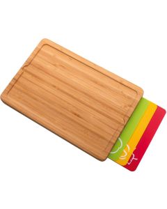 Vanilla Season® Ibaraki 4tlg. Schneidebrettset Bambus/Kunststoff