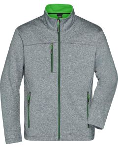 Herren Softshelljacke in Melange-Optik