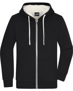 Kapuzenjacke mit weichem Sherpa-Futter, Herren
