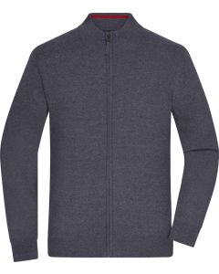 Klassische Herren-Strickjacke mit Reißverschluss