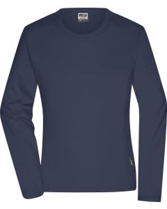 Damen Arbeits Langarmshirt mit Bio Baumwolle und UV-Schutz UPF 50+