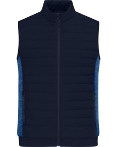 Wattierte Herren-Weste mit Stehkragen