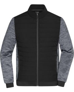 Wattierte Herren-Jacke mit Stehkragen