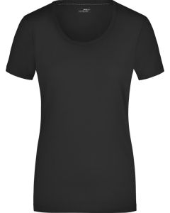 Damen T-Shirt Stretch Round