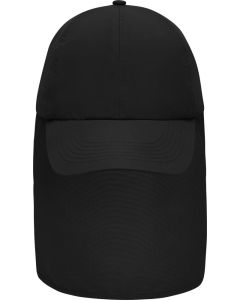 6 Panel Cap mit extra langen Nackenschutz und UV-Schutz UPF 50+