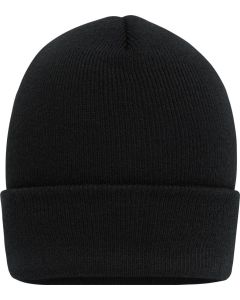 Klassische Strickmütze mit extra breiten Umschlag