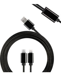 Multifunktionskabel 3-in-1 mit Datentransferfunktion