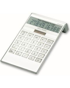 Design-Taschenrechner mit großen Tasten, Solarzelle und allen Rechenfunktionen