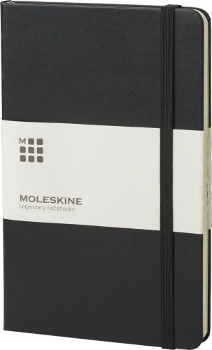 Moleskine Classic Hardcover Notizbuch M – liniert als Werbeartikel