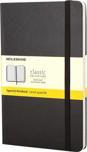 Moleskine Classic Hardcover Notizbuch Taschenformat – kariert als Werbeartikel