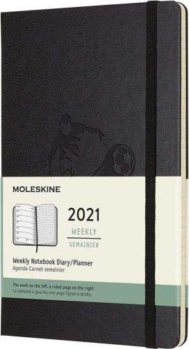 Moleskine 12M Hardcover Wochenkalender L als Werbeartikel