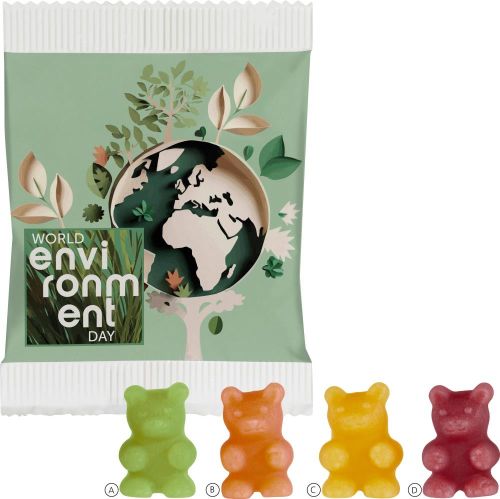 Tee-Bären® im Papiertütchen als Werbeartikel