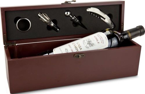 Präsenteset: Weinaccessoire-Kiste