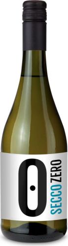 Secco ZERO, Schäumendes Getränk aus alkoholfreiem Wein - Flasche antikgrün, 0,75 l als Werbeartikel