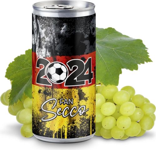 Promo Secco zur Fußball Europameisterschaft 2024 – 200 ml als Werbeartikel