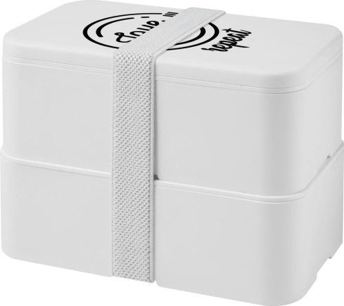 MIYO Pure Doppel-Lunchbox, antimikrobiell als Werbeartikel