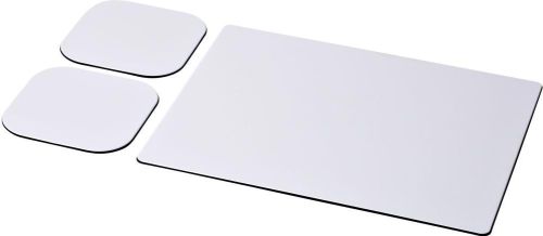 Mousepad- und Untersetzer-Set Brite-Mat® Combo 3 als Werbeartikel
