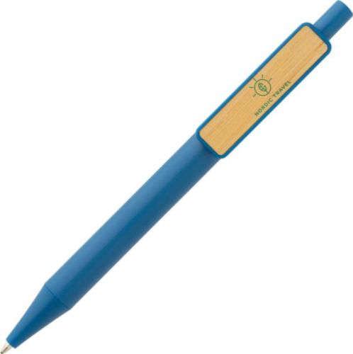 GRS rABS Stift mit Bambus-Clip als Werbeartikel