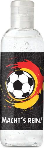EM-Handreinigungsgel Machts Rein, 100 ml für Fußballfans als Werbeartikel
