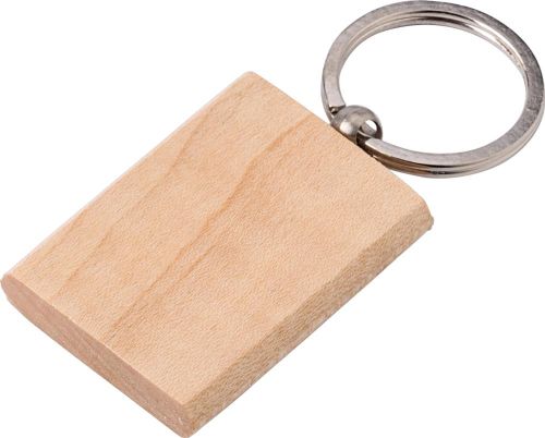 Schlüsselanhänger aus Holz Shania als Werbeartikel