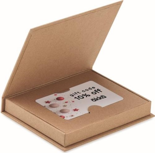 Geschenkkarten-Box als Werbeartikel