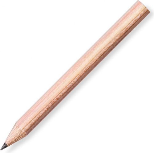 Staedtler Bleistift rund, natur halbe Länge als Werbeartikel