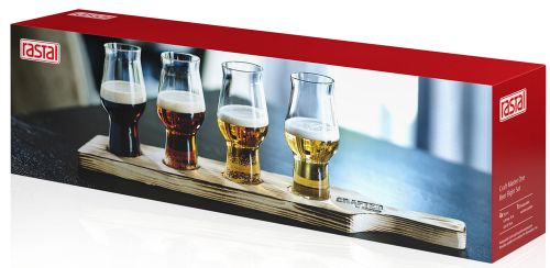 Präsentset Biergläser Beer Flight Set als Werbeartikel