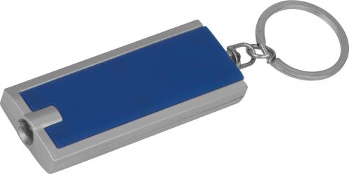 Rechteckiger Schlüsselanhänger mit LED Lämpchen als Werbeartikel