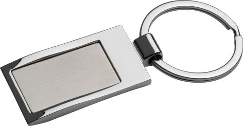 Metall Schlüsselanhänger, rechteckig, 92212 als Werbeartikel