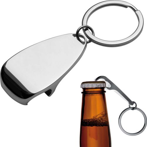 Metall Schlüsselanhänger mit Flaschenöffner als Werbeartikel