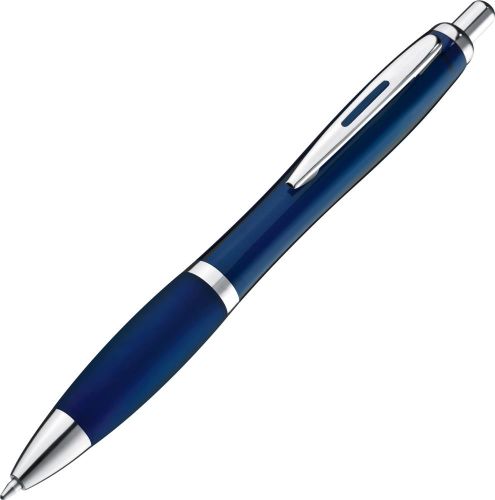 Kugelschreiber mit farbig transparenten Schaft als Werbeartikel