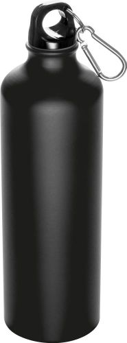 Trinkflasche aus Metall mit Karabinerhaken, 800ml, 60194 als Werbeartikel