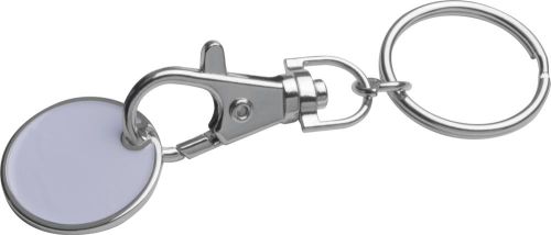 Schlüsselanhänger mit Einkaufschip, 90477 als Werbeartikel