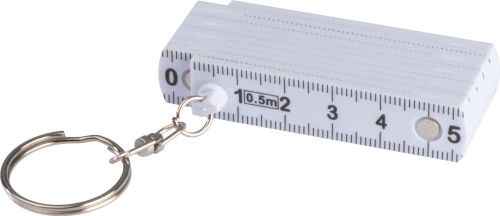 Schlüsselanhänger mit ausklappbarem Zollstock, 91355 als Werbeartikel