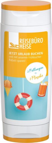 DuoPack Sonnenmilch LSF 30 + Handreinigungsgel (2 x 50 ml) als Werbeartikel