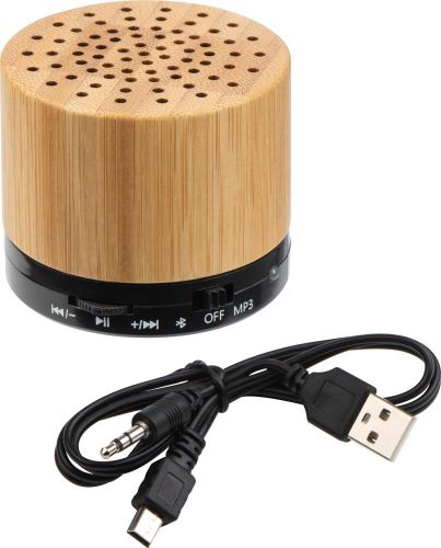 Bambus Bluetooth Lautsprecher Fleedwood, 0901 als Werbeartikel