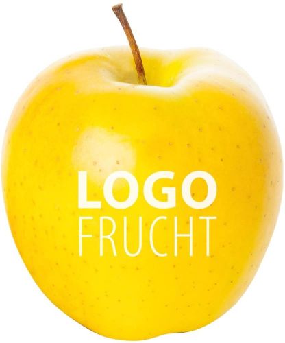 LogoFrucht Apfel, inkl. 1c LogoFrucht Druck als Werbeartikel