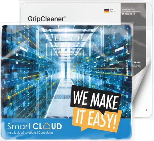 GripCleaner® 4in1 Mousepad 23x20 cm als Werbeartikel