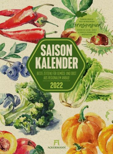 Kalender Saisonkalender 2022 als Werbeartikel