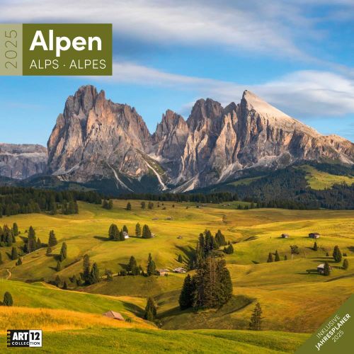 Kalender Alpen 2024 - 30x30 als Werbeartikel