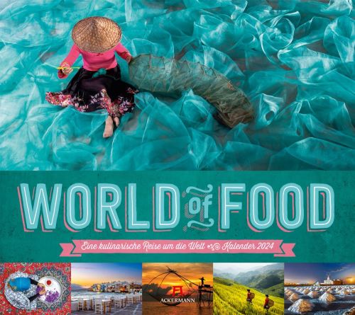 Kalender World of Food 2024 als Werbeartikel