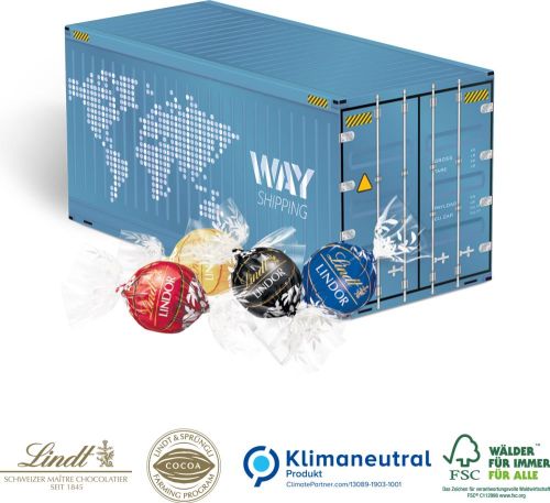 3D Präsent Container, Klimaneutral, FSC® als Werbeartikel