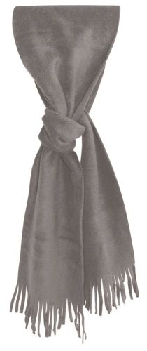 Fleece-Schal, grau als Werbeartikel