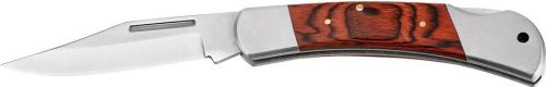 Taschenmesser aus Edelstahl und Holz Falcon II als Werbeartikel