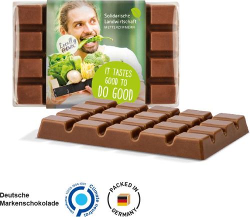 Design Schokolade - inkl. Druck als Werbeartikel